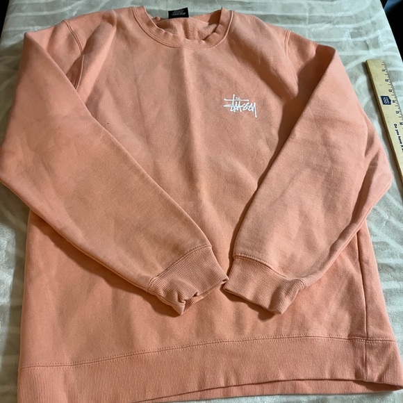 Stussy Coral Crewneck Sweatshirt M - Picture 1 of 6